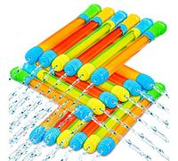 Sloosh 24 pcs Water Blaster Soaker Gun Water Squirter Water Soaker for Kids Summer Swimming Pool Beach Sand Outdoor Water Activity Fighting Play Toys,16.5''/41.9cm