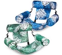 SLOOSH Inflatable Pool Floats Adult, 2 Packs Floating Lounge Chairs, Blow up