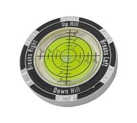 Slope Meter, Car Slope Meter, Small Golf Ball Marker Spirit Level, High Precision Double Sided Golf Tools, Multifunctional Leveler Tool for Gardening, Architecture, Golf Course