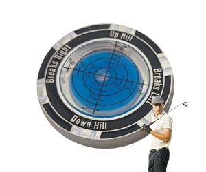 Slope Meter, Car Slope Meter, Small Golf Ball Marker Spirit Level, High Precision Double Sided Golf Tools, Multifunctional Leveler Tool for Gardening, Architecture, Golf Course