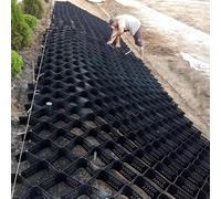 Slope Stabilization Grid 2 Inch - Heavy-Duty Geogrids for Hillside Driveways, Gravel Pathway Stabilizers, Erosion Control Mesh for Retaining Walls & Muddy Yards (13x31ft/4x9.5m)