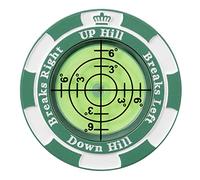 SlopeMaster ProGreen Reader - Golf Hat Clip Ball Marker with High Precision Green Reading Aid Golf Accessories for Men Women(Green)