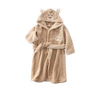 SLOPSS Bathrobe Bathrobe Autumn and Winter Hooded Flannel Bathrobe Thick Animal Soft Household Service Pajamas Bathrobe For Boys Girls Gifts