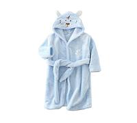 SLOPSS Bathrobe Bathrobe Autumn and Winter Hooded Flannel Bathrobe Thick Animal Soft Household Service Pajamas Bathrobe For Boys Girls Gifts