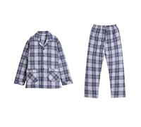 SLOPSS Home Clothes Autumn Winter Men's Cotton Cotton Pajamas Male Winter Thick Three Layers Of Young And Middle-aged Plus Size