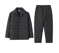 SLOPSS Winter Models Thickened Men's Pajamas Cotton Quilted Youth Cotton Jacket Winter Cotton Home Service Suit Winter