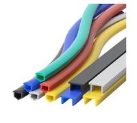 Slot 6 8 10mm Soft Adhesive Strip Edge Sealing Strip Slot for 20/30/40/45/50/60 series EU Aluminum Profile(Blue,Slot 10mm 5M)
