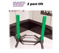 Slot Car Garage Pit Scenery Post Lift Green 1:32 Scale Slot Car Track Scenery Wasp