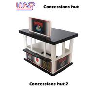 Slot Car Scenery Track Side Concessions Hut No2 New 1:32 Scale WASP
