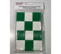 Slot Car Track Scenery Green and White Barriers x 12 1:32 Scale NEW Wasp