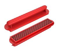 Slot Dog Cutter - Multifunctional Slicer, BBQ Kitchen Tool | Spiral Sausage Holder, Lightweight Portable Design, Outdoor Camping Grilling, Red Hot Dog Spiral Cutter Kids Cooking Fun