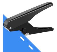 Slot Hole Punch Multifunctional Oval Hole Punch Metal ID Card Hand Puncher Heavy-Duty Handheld Hole Puncher Precise Paper Single Hole Punching Tool for Paper ID Card home