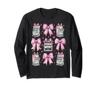 Slot Machine Gambling Gambler Las Vegas Girl Coquette Bow Long Sleeve T-Shirt