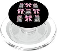 Slot Machine Gambling Gambler Las Vegas Girl Coquette Bow PopSockets PopGrip for MagSafe