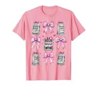 Slot Machine Gambling Gambler Las Vegas Girl Coquette Bow T-Shirt