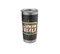 Slot Machine Lucky Jackpot Design Stainless Steel Insulated Tumbler