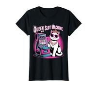 Slot Machine Queen Poker Player Funny Casino Gambling T-Shirt
