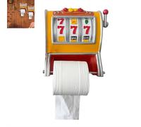 Slot Machine Toilet Paper Holder,Fun Slot Machine Decorative Toilet Paper Holder,Turn Your Bathroom into a Fun-Filled Arcade,Decorative and Entertaining Bathroom Accessory,for Kitchen,Washroom