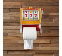 Slot Machine Toilet Roll Holder, Retro Arcade-Style Toilet Roll Holder, Enhancing Both Its Style and Overall Ambiance, Fun Slot Machine Decorative Toilet Paper Holder for Kitchen Bathroom Decor