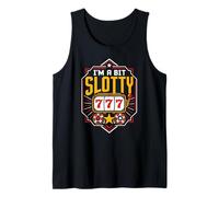 Slot Machines Women I'm A BIT SLOTTY 777 Jackpots Tank Top