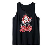 Slot Machines Women I'm A BIT SLOTTY 777 Jackpots Tank Top