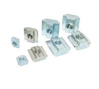 Slot T Block Square Nut For 3D Printer Sliding T Nuts Hammer Drop In Nut Connector 2020 3030 Aluminum Extrusion Profile(3030-M3 (40pcs))