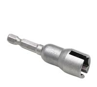 Slot Wing Nut Driver Sleeve Drill Bit Socket Adapter Power Tool Butter Fly Panel Screw Eye C Hook Hex Bolt Hurricane Shutter(Wing Nut Driver 12mm)