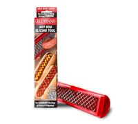 SLOTDOG Hot Dog Cutter, Red, 2.75 x 1.75 x 1.5 Inches, 1 Count