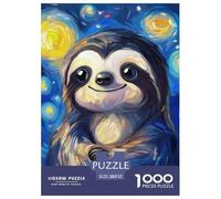 Sloth 1000 Piece Puzzle for Adults Fun Challenging Brainteasing Perfect for Relaxation Educational Games 52x38cm/1000pcs
