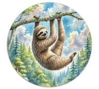 Sloth 1000pcs Animal Jigsaw Puzzles Colourful Educational Games for Adults And Kids 1000pcs (67.5x67.5cm)