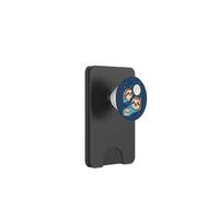 Sloth 3 Sloths Howling at Moon Funny Weird Cursed PopSockets PopWallet for MagSafe