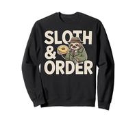 Sloth and Order Funny Detective Sloth Pun Humor Sweatshirt
