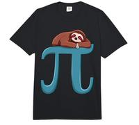 Sloth Animal Pi Symbol Math Day Mathematics Happy Pi Day Comfort Colors Adult Heavyweight T-Shirt