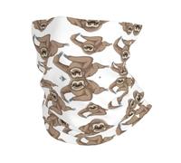 Sloth Background Print Face Mask Cover Cold Weather Scarf Gaiter Scarf Windproof Winter Neck Warmer For Men And Women