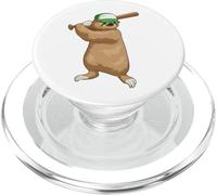 Sloth Baseball Baseball bat Sports PopSockets PopGrip for MagSafe