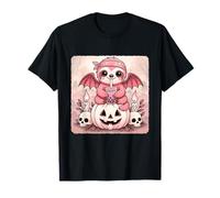 Sloth Bat Kawaii Pastel Goth Creepy Cute Skeleton T-Shirt