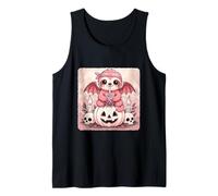 Sloth Bat Kawaii Pastel Goth Creepy Cute Skeleton Tank Top