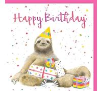 Sloth Birthday card