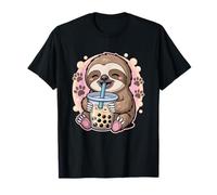 Sloth Boba Tea Bubble Tea Anime Kawaii T-Shirt