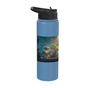 Sloth Bonsai Tree Gardening Japanese Art Stainless Steel Insulated Water Bottle