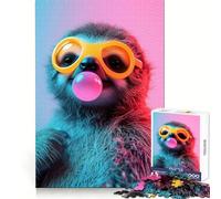 Sloth Bubblegum 1000 Piece Jigsaw Puzzles for Teenagers Jigsaw Mental Logic Toy Leisure Time Fine Edge 50x75cm