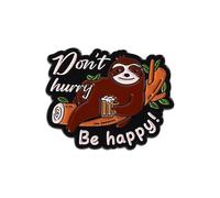 Sloth & Capybara Brooch Set - Cute Animal Lapel Pins for Casual Wear(QHXZ4103)
