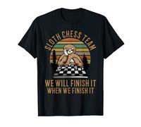 Sloth Chess Team Funny Slow Chess Players gift T-Shirt