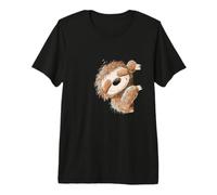 Sloth Chill Relax Lazy Introvert Cute Cartoon Premium T-Shirt