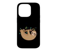 Sloth chilling on Branch lazy Nature Case for iPhone 14 Pro
