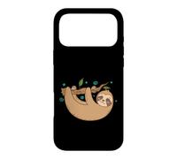 Sloth chilling on Branch lazy Nature Case for iPhone 17 Pro Max