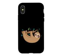 Sloth chilling on Branch lazy Nature Case for iPhone X/XS
