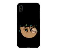 Sloth chilling on Branch lazy Nature Case for iPhone XS Max