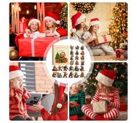 Sloth Christmas Countdown Calendar 2025 | 24 Days Cute Animal Countdown Calendar | 2D Acrylic Sloth Christmas Tree Hanging Ornaments for Animal Lover Home Holiday Parties