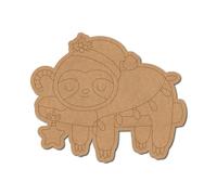 Sloth Christmas Pre Marked Design 6 Italian Popular Plywood / 2 INCH / 50